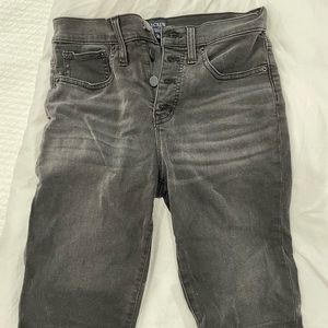 J crew black button up jeans